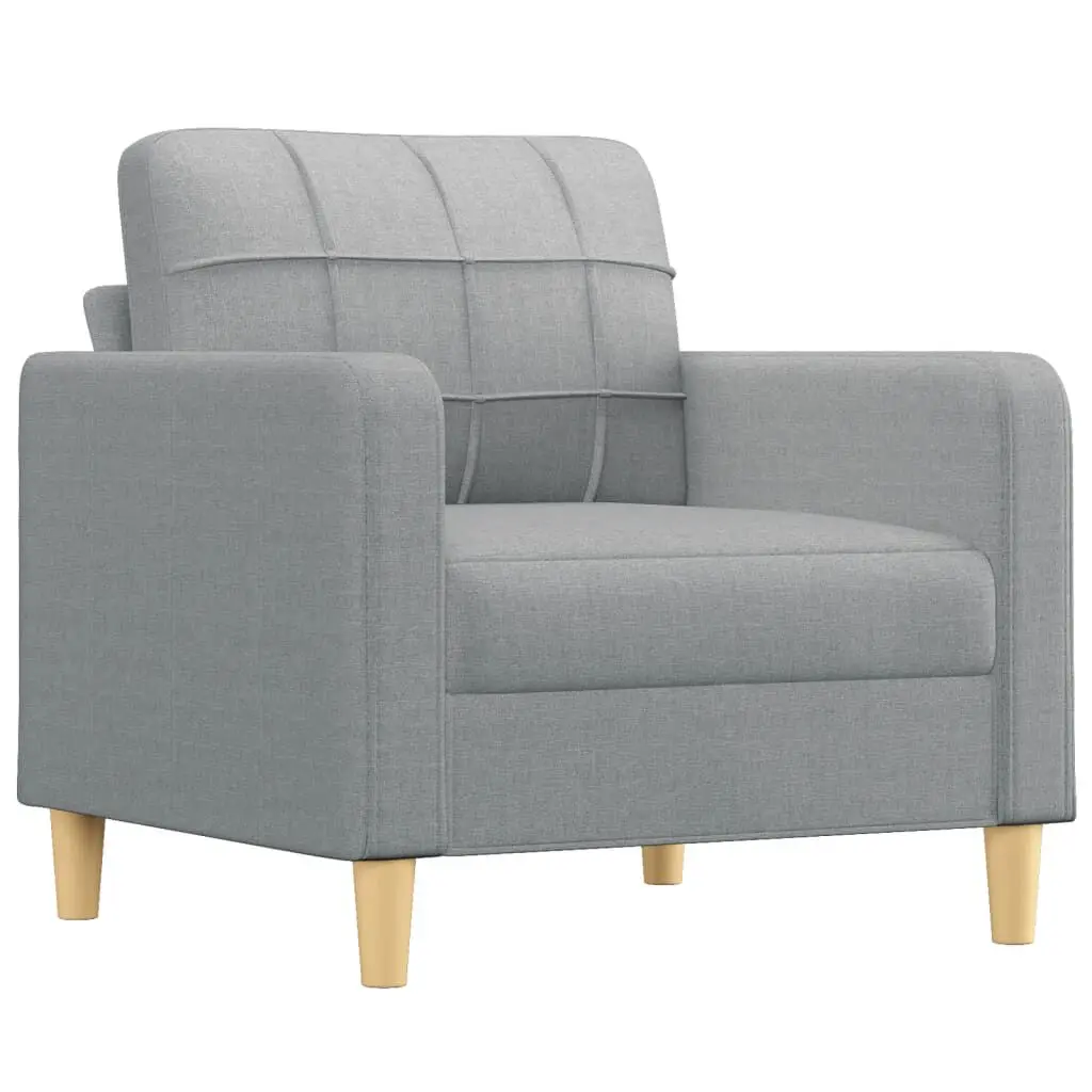 2-Seater Sofa Black 47.2 Inch Fabric Compact Living Room Couch
