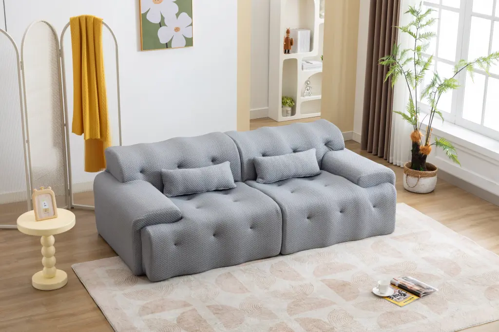 Large 2 Seater Sofa Pure Foam Comfy Design Modern Lounge chair direct