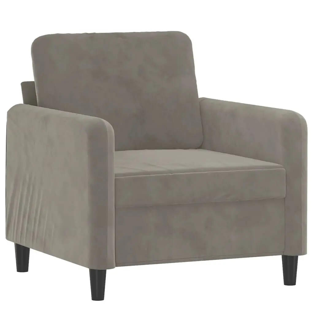Dark Gray Velvet 2-Seater Sofa 47.2 Inches Wide Living Room Couch