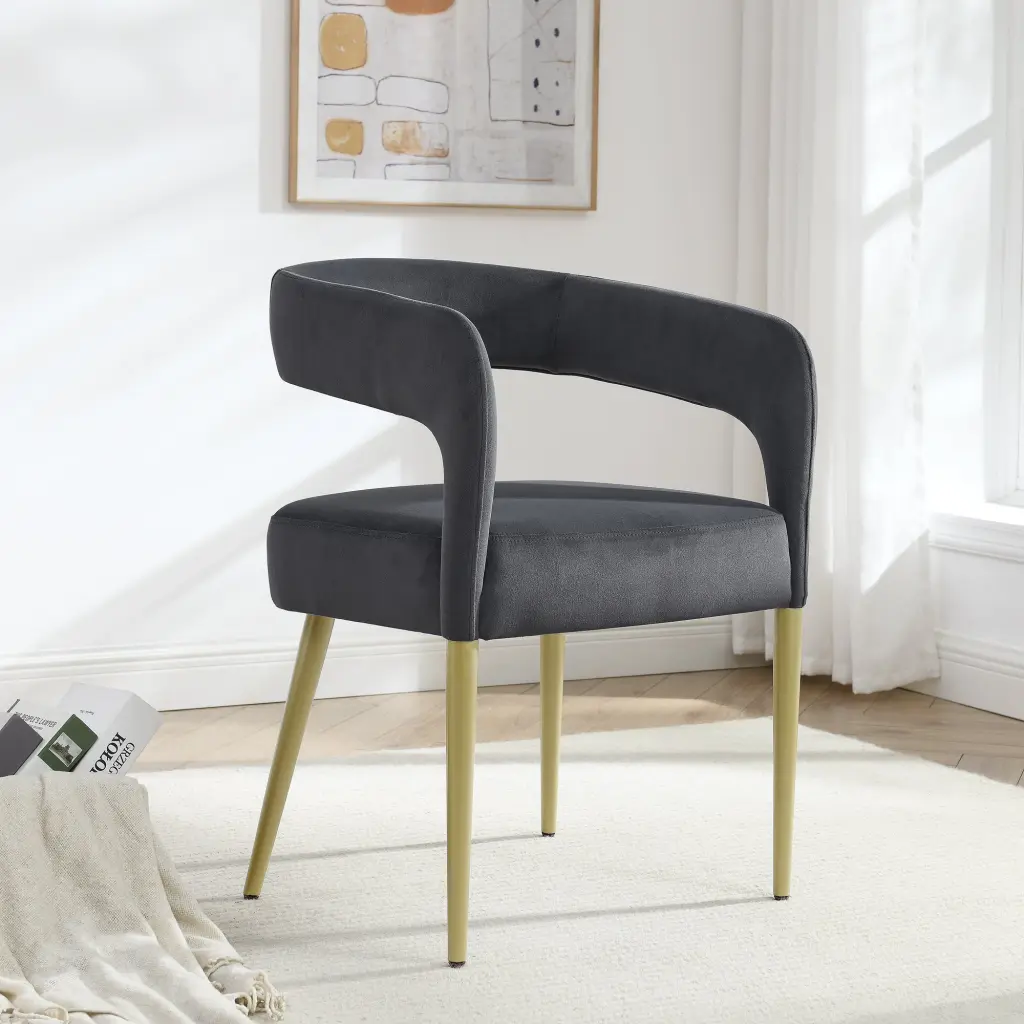 Flannelette Fabric Single Leisure Chair Cozy Cushion chuangyuan smart home