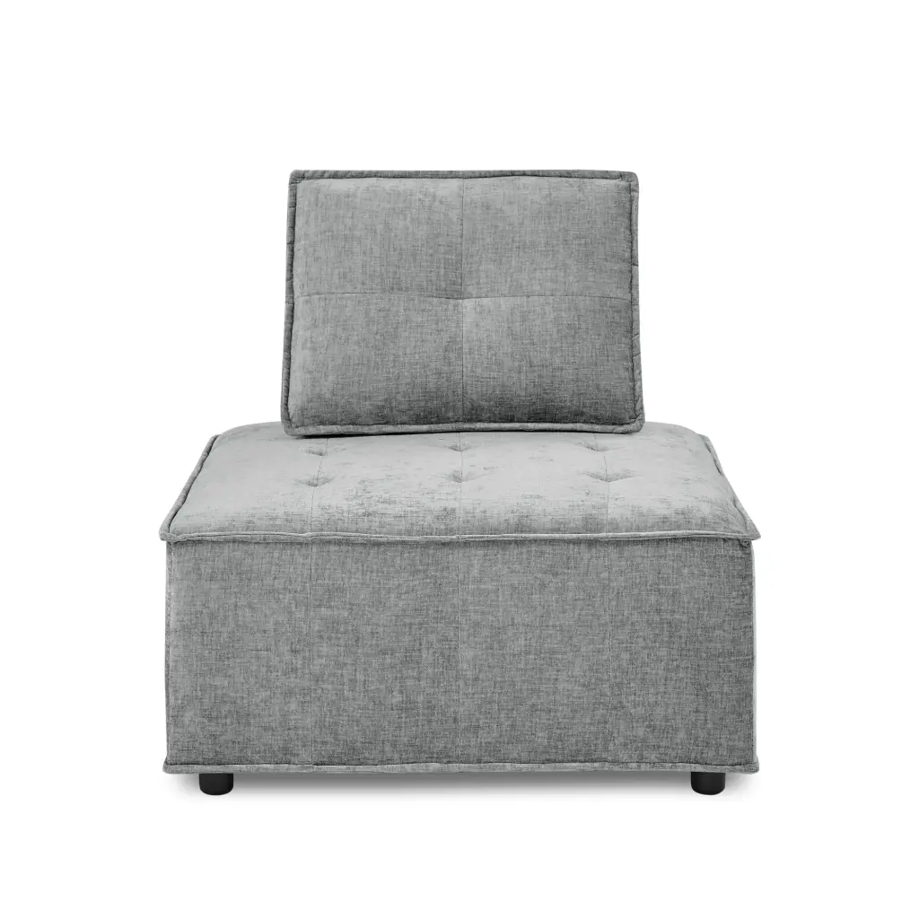 Upholstered Seating Armless Accent Chair, Leisure Sofa Lounge Chair Fo chuangyuan smart home
