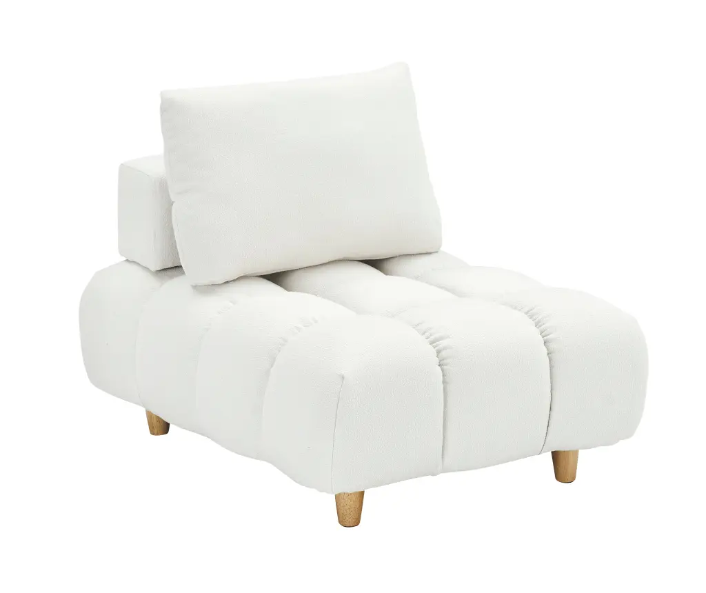 30 Inches Long Teddy Sofa Fabric Spacious And Cozy Seat fan chen furniture