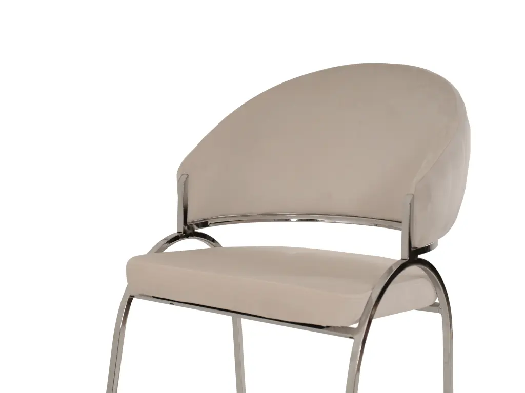 Ruby Modern Contemporary Style Chair Metal Steel Legs galaxy home furnishings