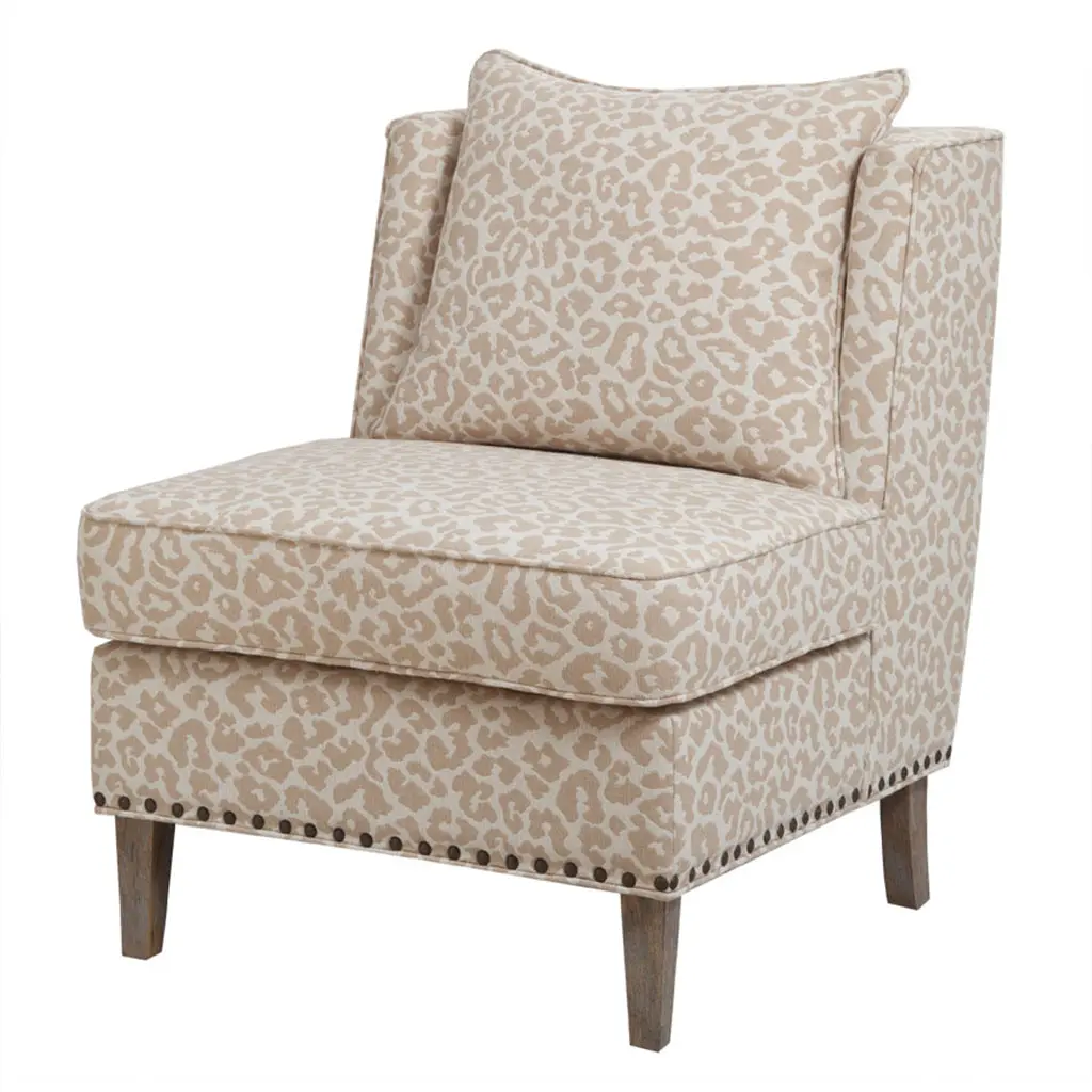 Dexter Armless Shelter Chair Multicolor Solid Wood jla