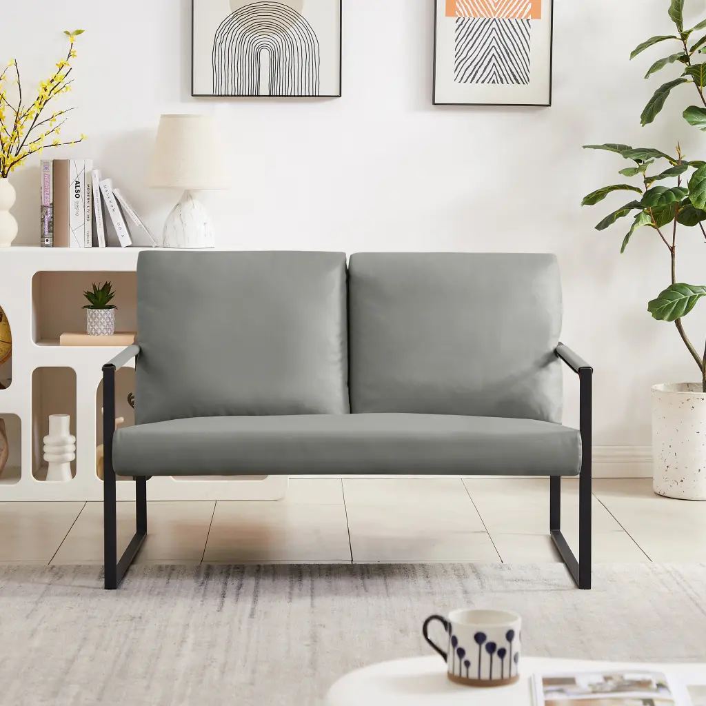 PVC Hide Accent Chair Lounge Living Room Reception Area Stationery mxi