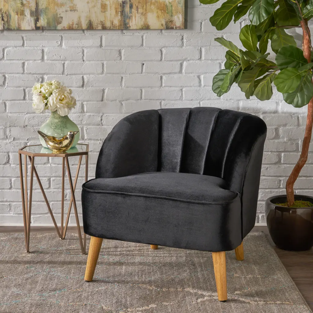 Chair Black Altay Velvet nh-perfect home