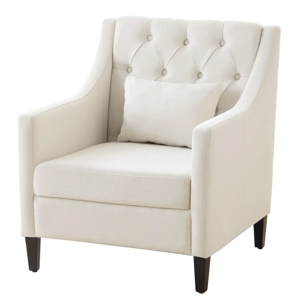 Living Room Accent Armchair Lumbar Pillow Elegant Bedroom rnb
