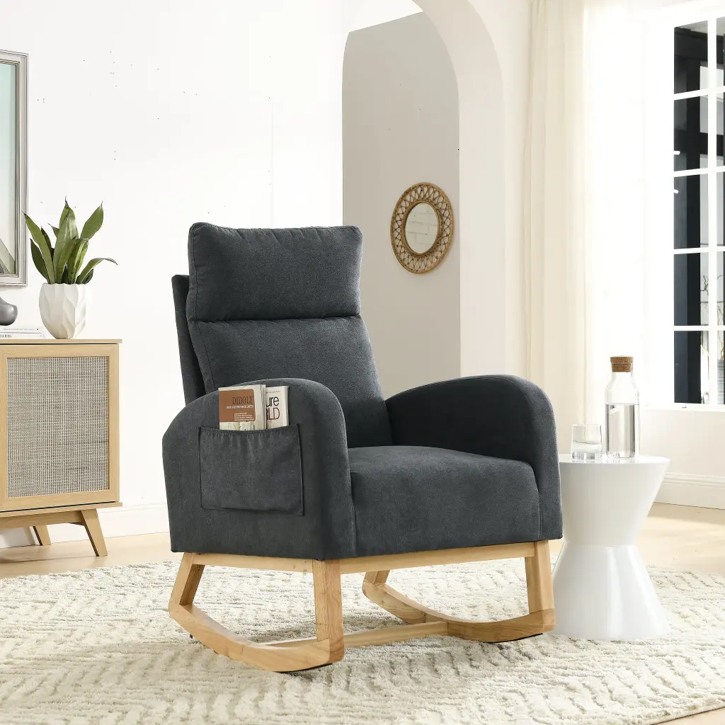 Welike 27.6 Inch Modern Accent High Backrest Living Room Lounge Arm Chair welike furniture