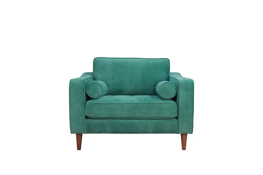Anderson Chair Turquoise Green Upholstered Living Room Accent Chair western ace furniture- inc