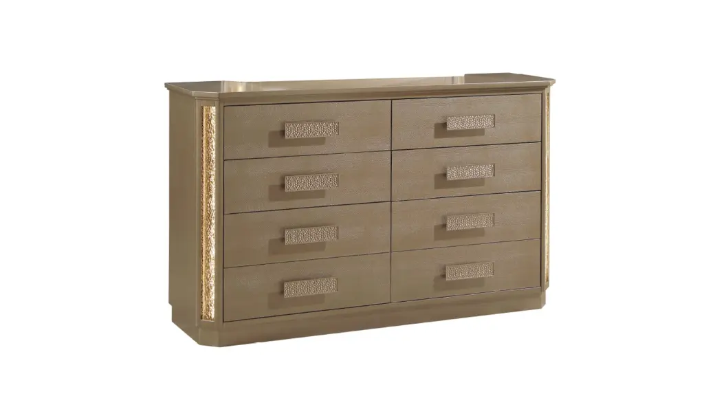 Medusa Gold Finish Wooden Contemporary Bedroom Gown Stand galaxy home furnishings