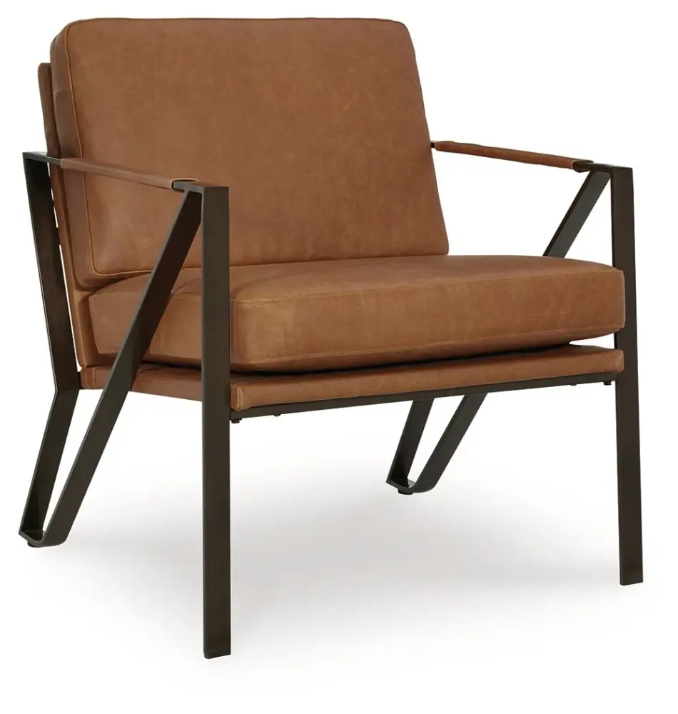 Garronmont - Accent Chair - Caramel Walnut Finish