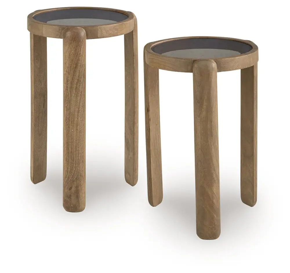 Jossor - Accent Table Place (Set 2) - Light Brown