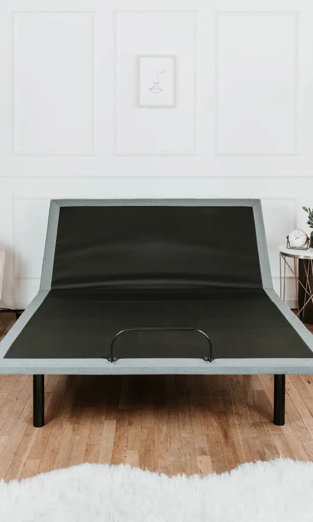 OS5 Black And Grey King Customizable Bed Base Head And Foot Positions omne sleep