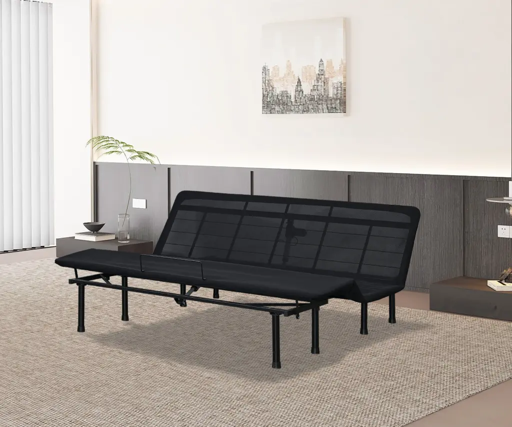 King Size Customizable Bed Base Motorized Head and Foot Incline Adjustable Frame sd furniture