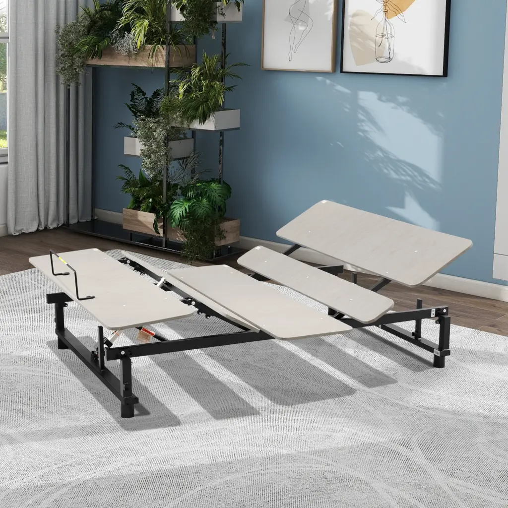 Electric Comfort Fit Customizable Bed Base King Size Independent Head And Foot Adjustment kbd tech