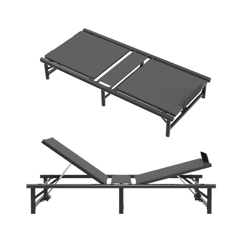 Adjustable Bed Frame Twin XL Size 2 Motor Design Independent Head and Foot w3014