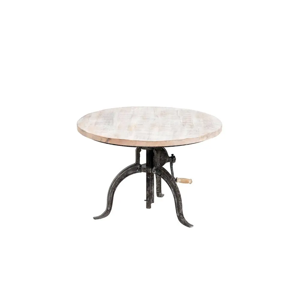 Carolina Classics Riley Adjustable Height Wood Coffee Table Brown Versatile Design Carolina Classic Furniture