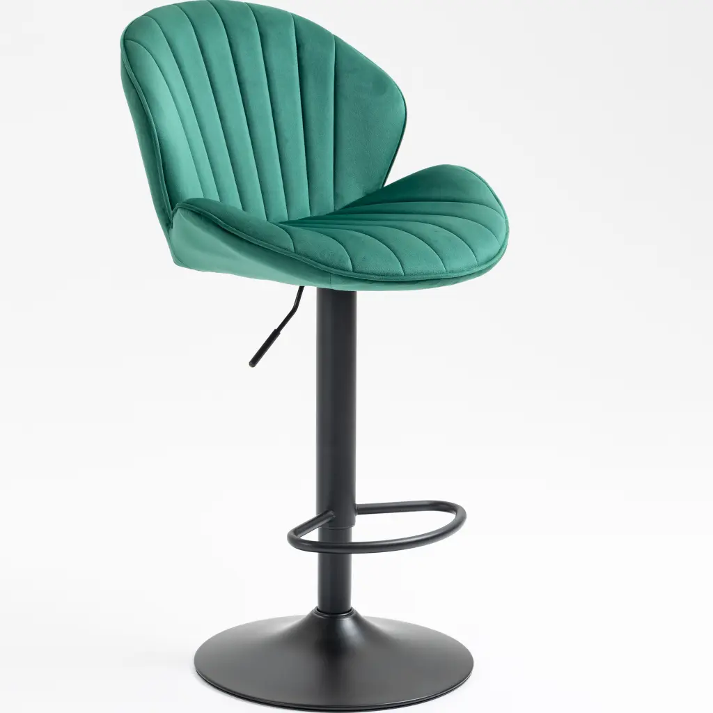 Set 2 Adjustable Bar Stools Back And Footrest Counter Height Stools weehaa furniture