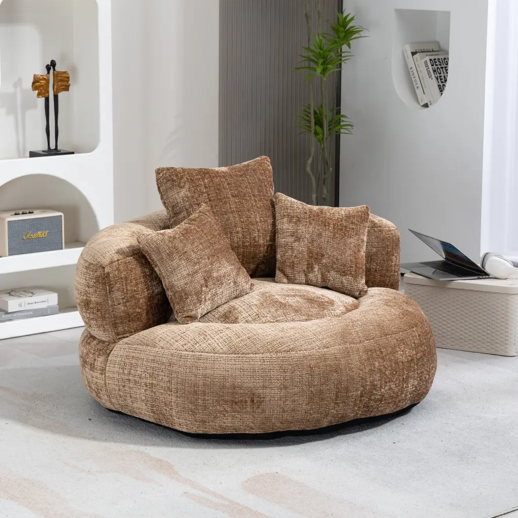 Coolmore Lazy Sofa High Back Bean Bag Chair Comfortable Lounger Living Room coolmore w-395