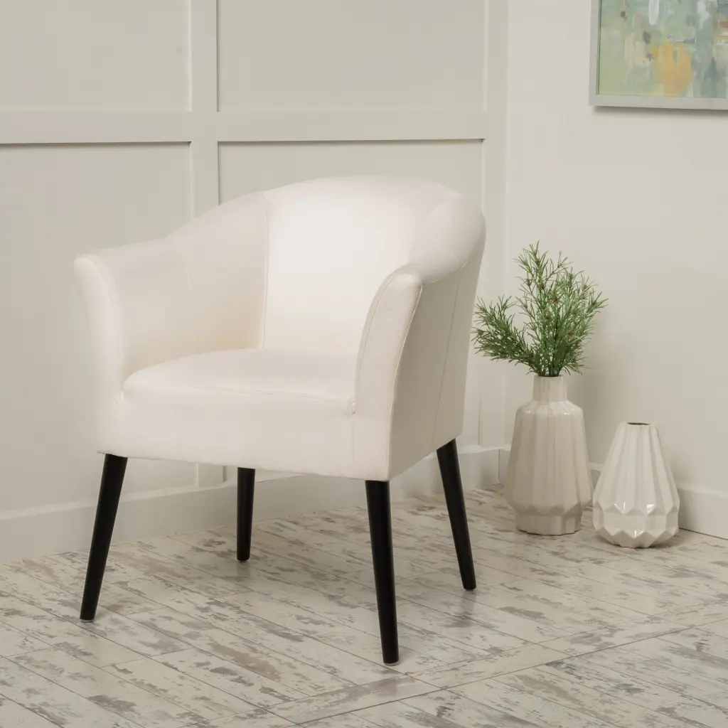 Beige Arm Chair Comfortable Living Room Accent Chair nh-comfortcove