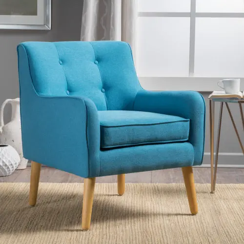 Teal Fabric Arm Chair Living Room or Office nh-purenest--canada-
