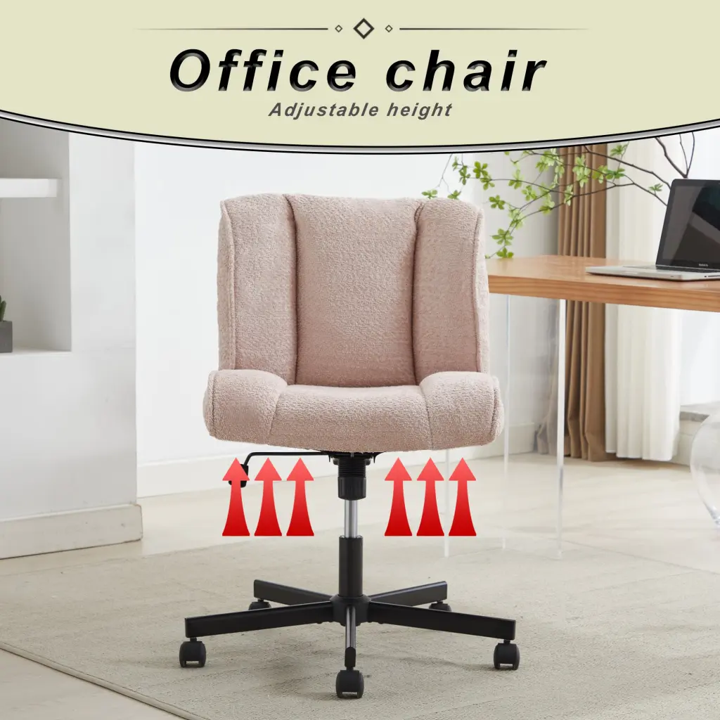 Armless Desk Chairs Wheels Stationery Chair Vanity Chair Technical Design rnb