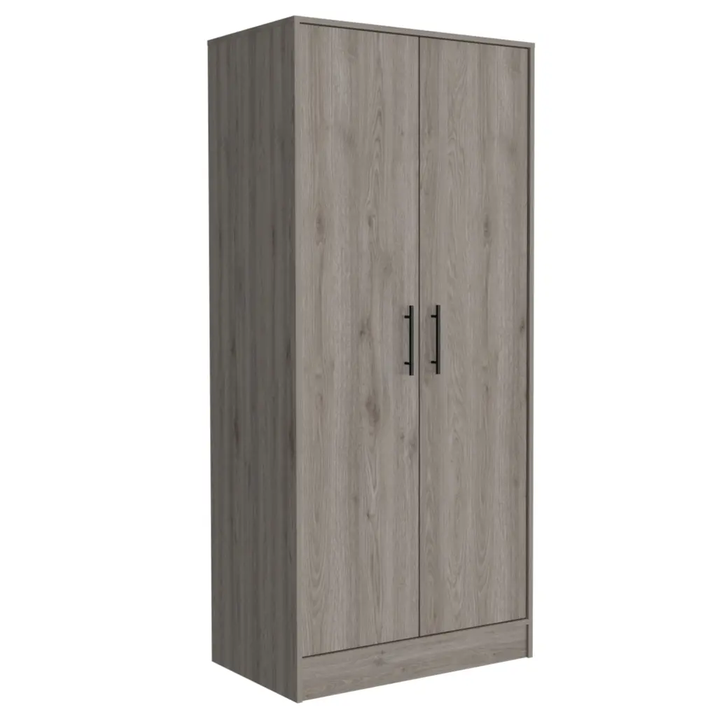 Ambery 180 Armoire Two Shelves, Double Door, and Metallic Rod rta mubles colombia