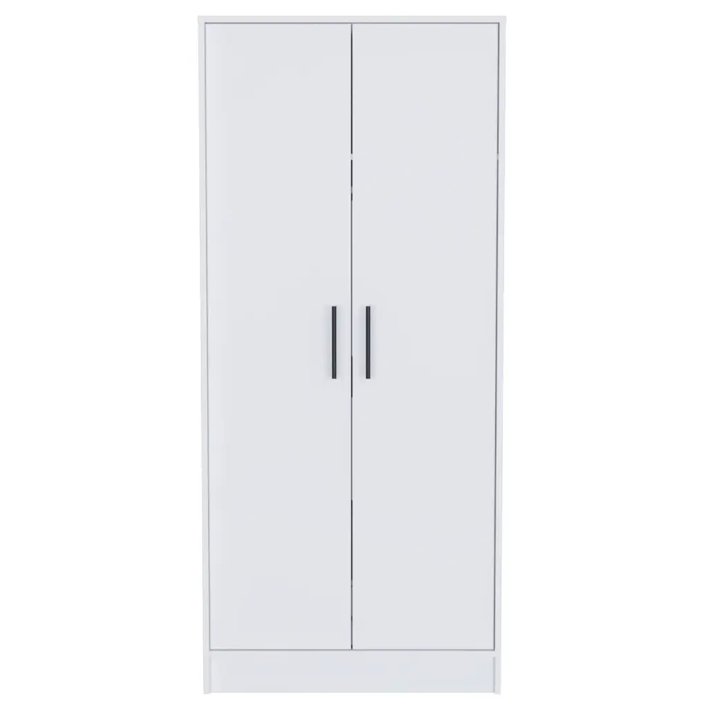 180 Armoire Beery Bedroom White White Particle Board Wardrobe Mirror treevol furniture