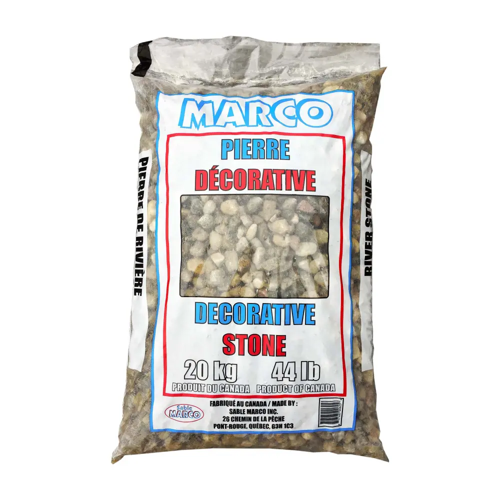 3/4" to 1-1/2" Decorative River Stone, 20 kg