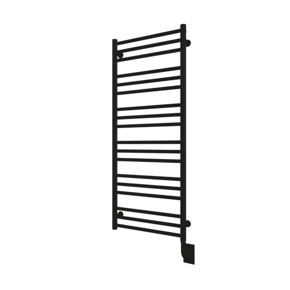 Chauffe-serviettes hydronique Sorano 19,5" x 47,5" - Noir mat
