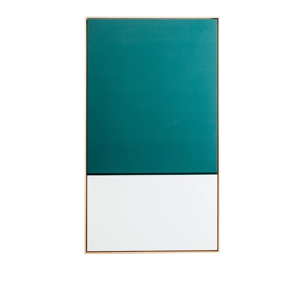 Wall art Green - 160x90cm - Oak Frame