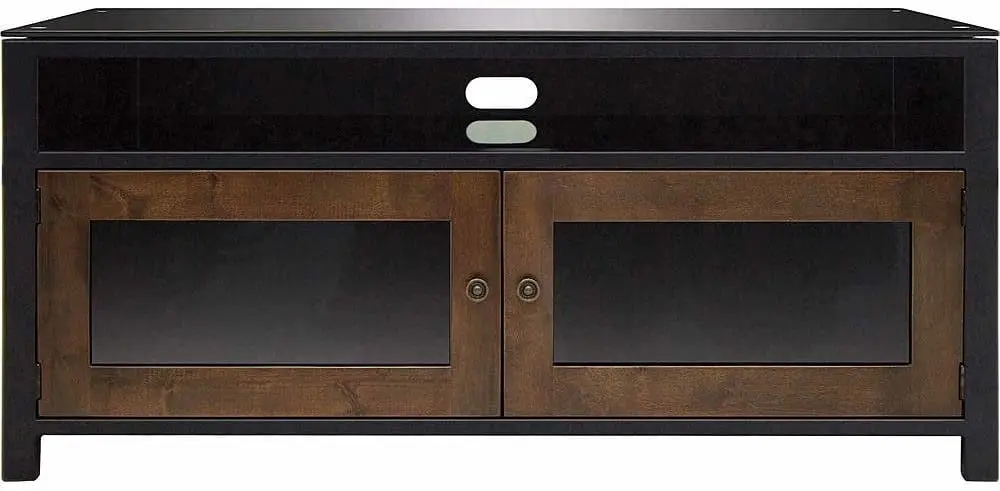 Bell'O Wood Metal and Glass Audio Video Cabinet