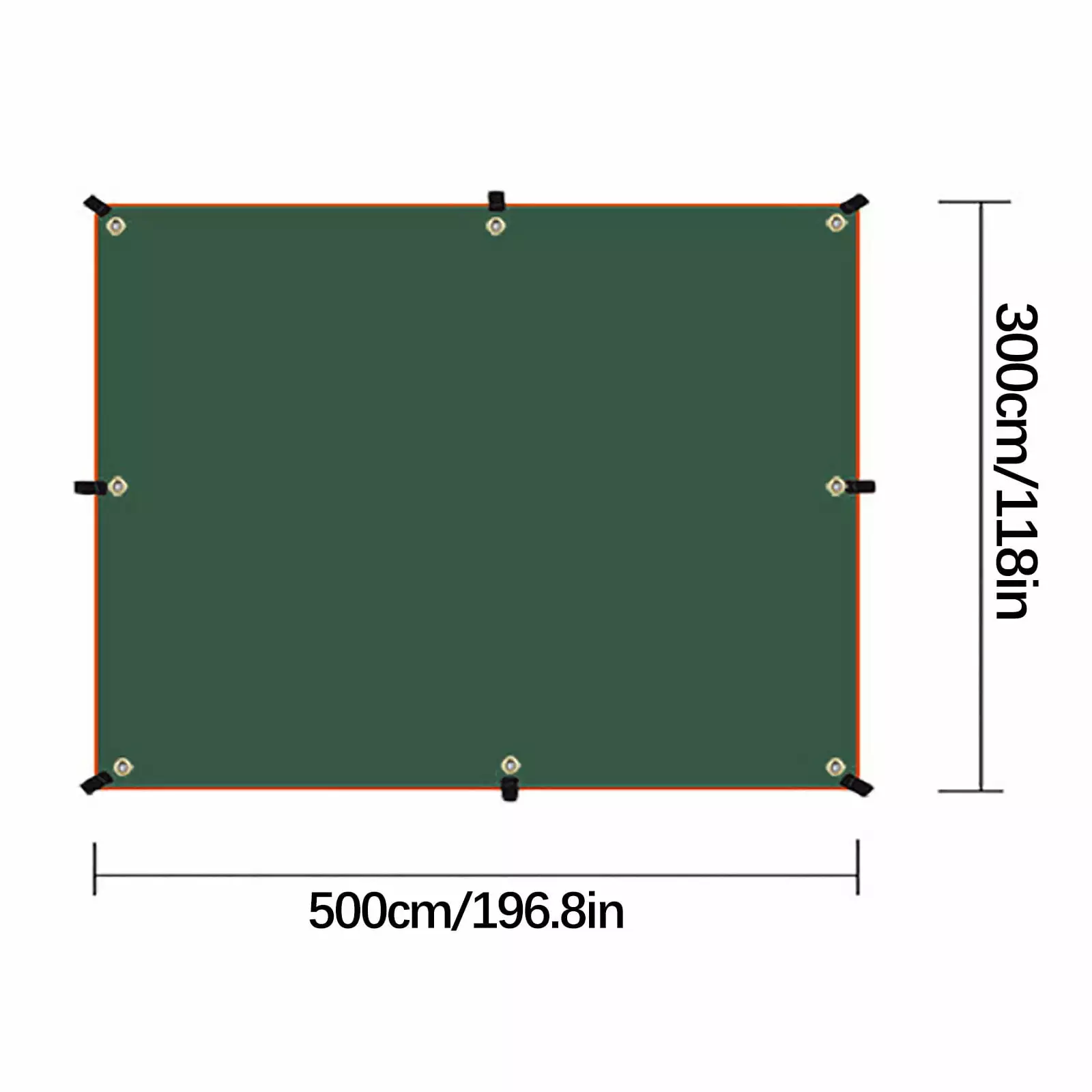 Rainproof Canopy Tent Sunscreen Beach Outdoor Awning Home Lightning Deals Today 3x4m