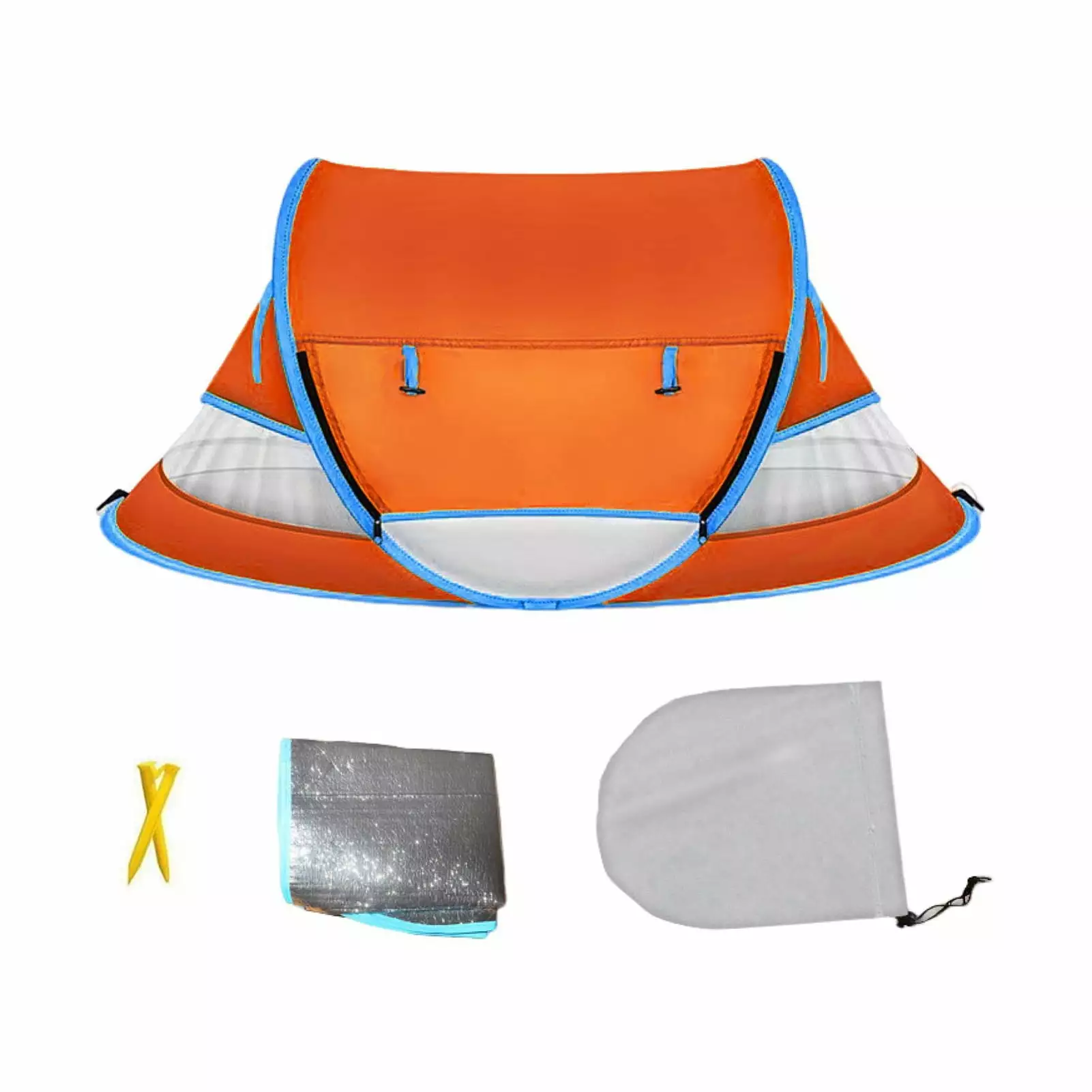 ziertyon Baby Beach Tent UV Protection Breathable Folding Easy Setup Portable Outdoor Camping Shelter