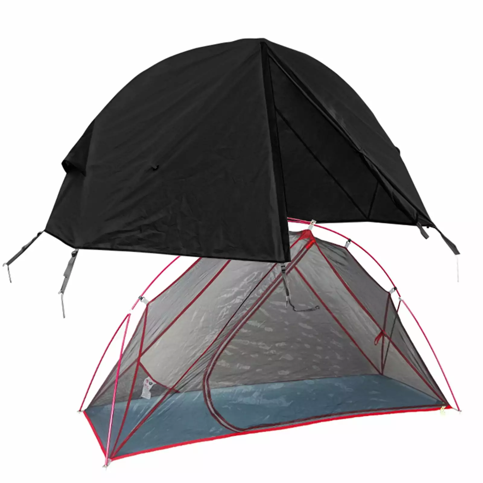 Arealer 1 Person Camping Tent Cot Lightweight Water-resistant Tent Backpacking Traveling