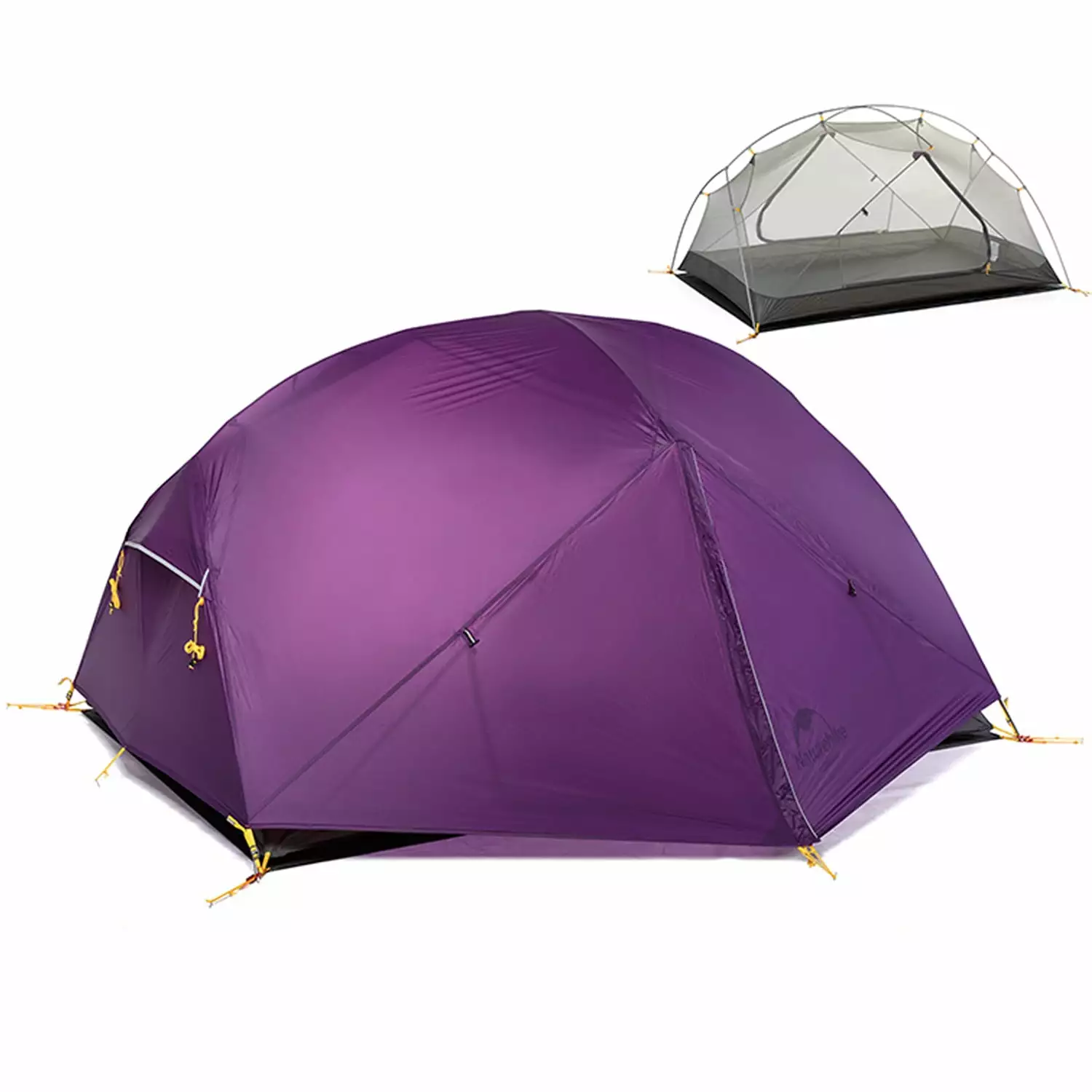 Naturehike Mongar Backpacking Camping Tent 2 Person Lightweight Waterproof Footprint