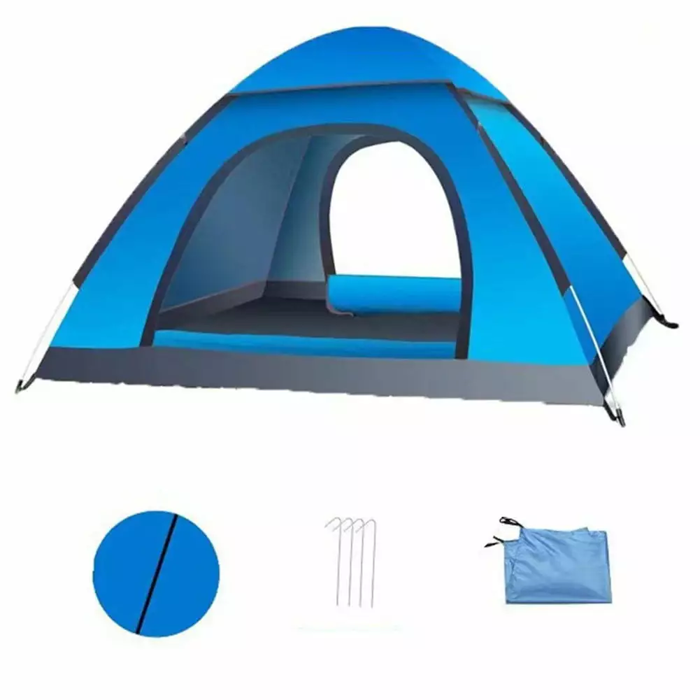 2-3 Person Automatic Camping Tent Lightweight Portable Backpacking and Fishing