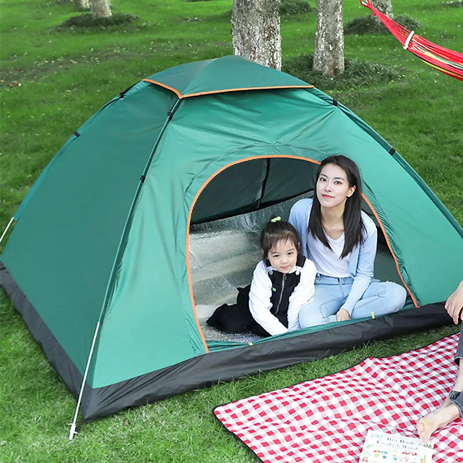 2 Person Camping Tent Waterproof Lightweight Dome Tent Rainfly and Carrying Bag Outdoor Hiking Backpacking
