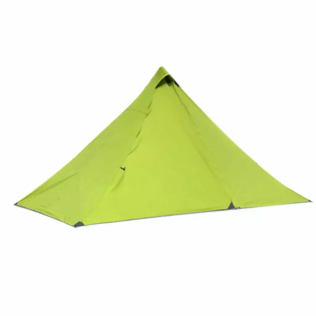 1 Person Outdoor Camping Tent Waterproof Backpacking Tent 3 Season Setup Green