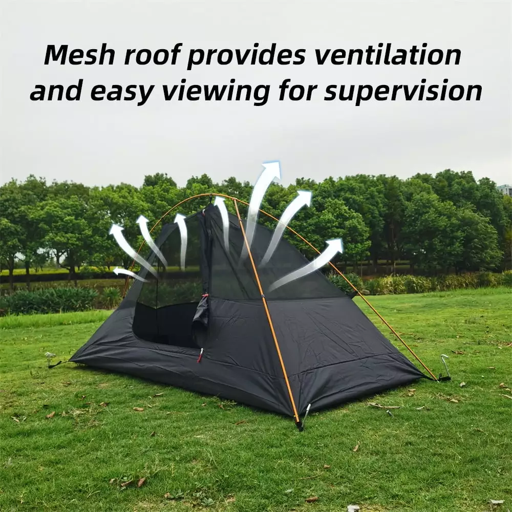 1 Person White Waterproof Portable Tent Pole Camping Hiking