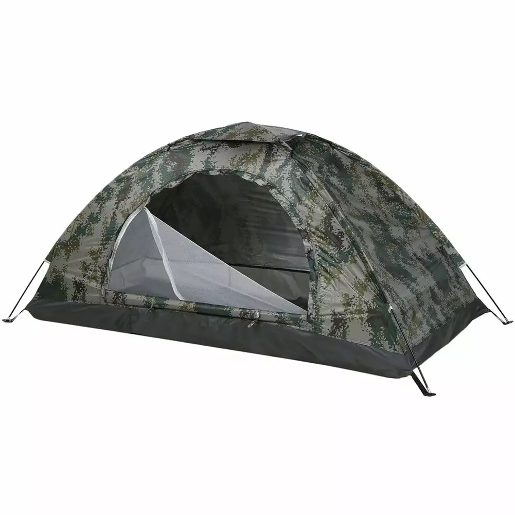 Single 2 Person Ultralight Portable Camping Garden Tent Anti-UV Coating