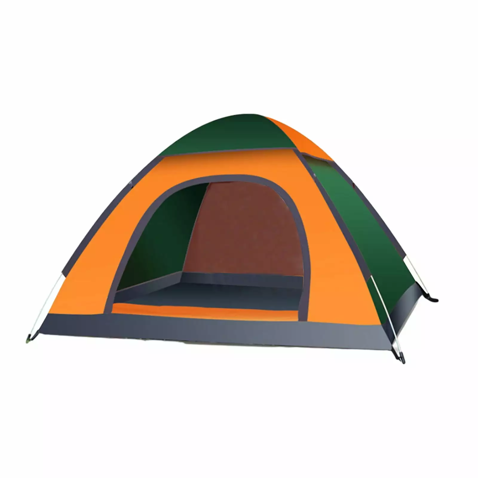 Uhuya 2 Person Automatic Quadrangle Camping Tent Skylight Beach Backpacking and Hiking