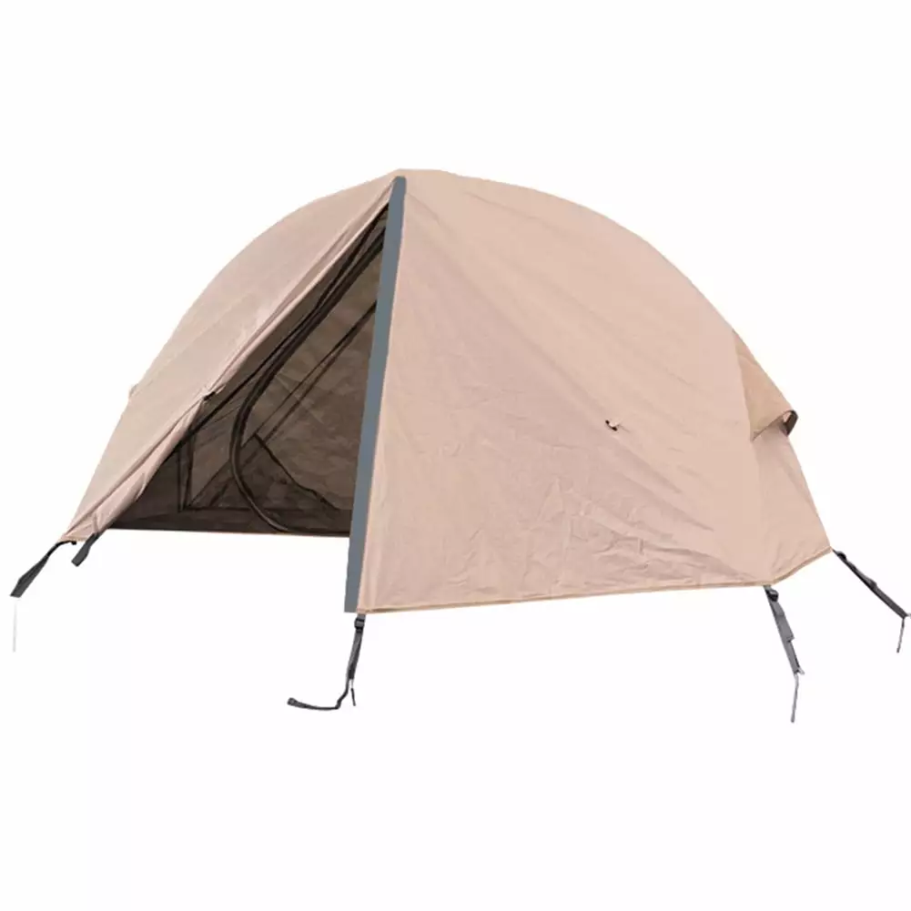 Yucurem Camping Folding Tent Single Person Fishing Tent Hiking Travel Khaki Style