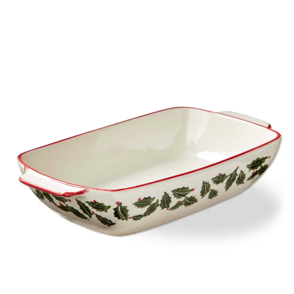 Dutch Oven Christmas Tis Season Rect Baking Dish