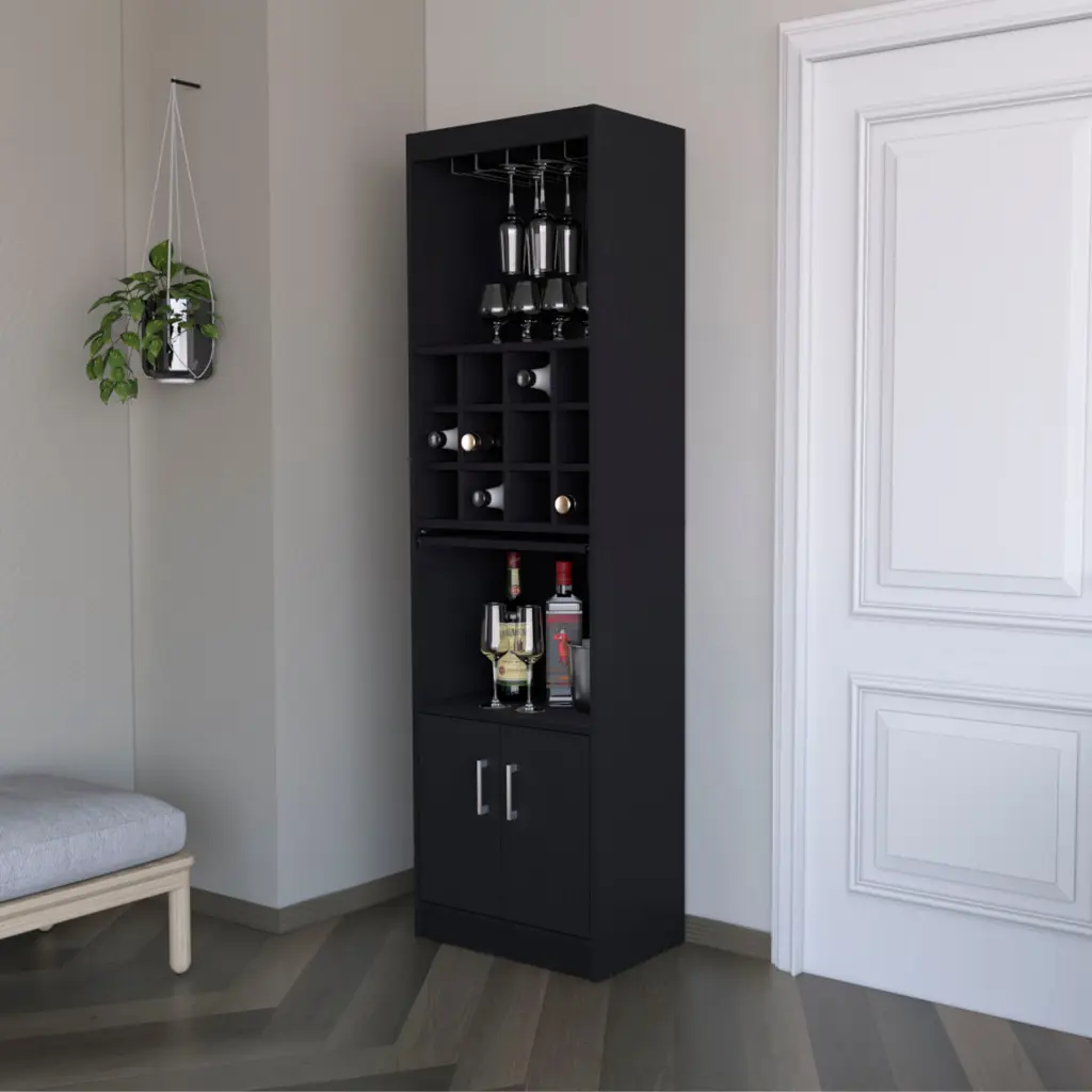 Lowa Bar Cabinet Wine Storage Vertical Multistorage 5 or More Spa rta mubles colombia