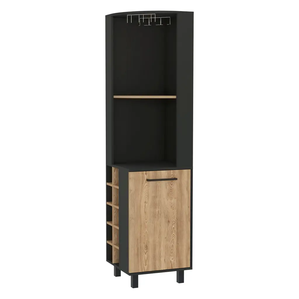 Leah Corner Bar Cabinet Multicolor Modern Particle Board Living Space Storage rta muebles colombia
