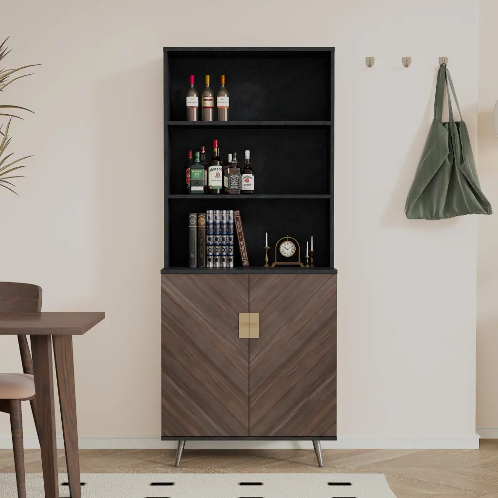 Accent Storage Cabinet Doors, Bar Cabinet Buffet Cabinet Storage Dining Room samchy