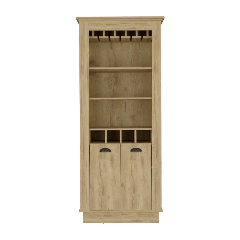 Bar Cabinet Provo Living Room Macadamia Beige Particle Board Storage treevol furniture