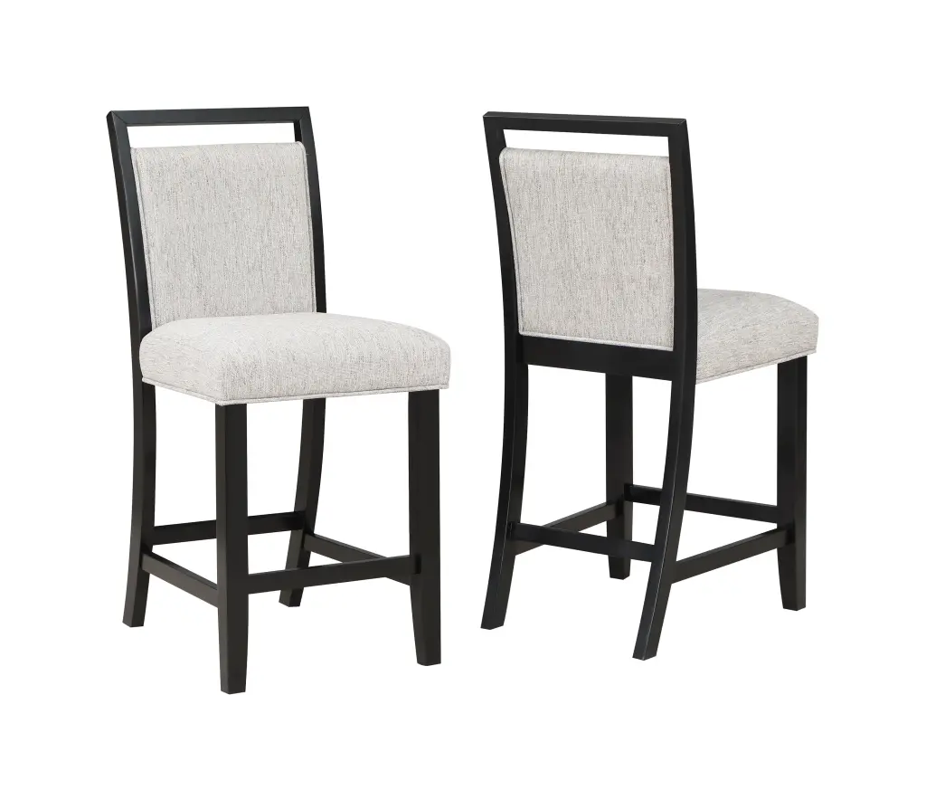 Farmhouse Counter Height Upholstered Dining Chair Stools Set 2 Kitchen Island kanepe