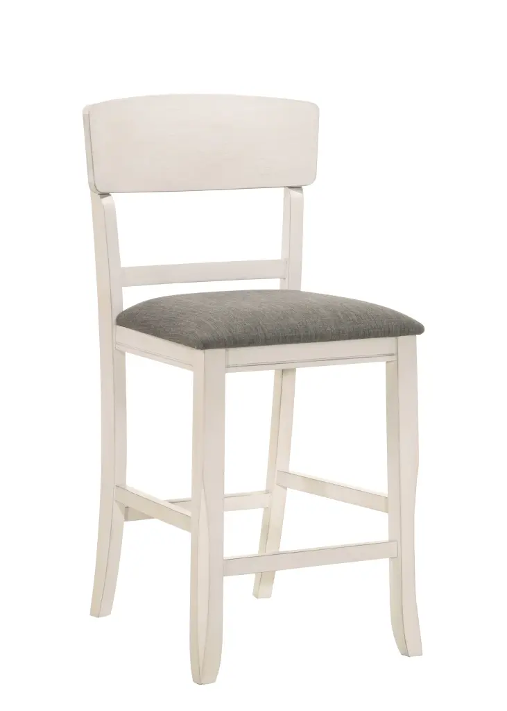 2Pc Transitional Upholstered Counter Height Dining Chair Bar Stools Set kanepe